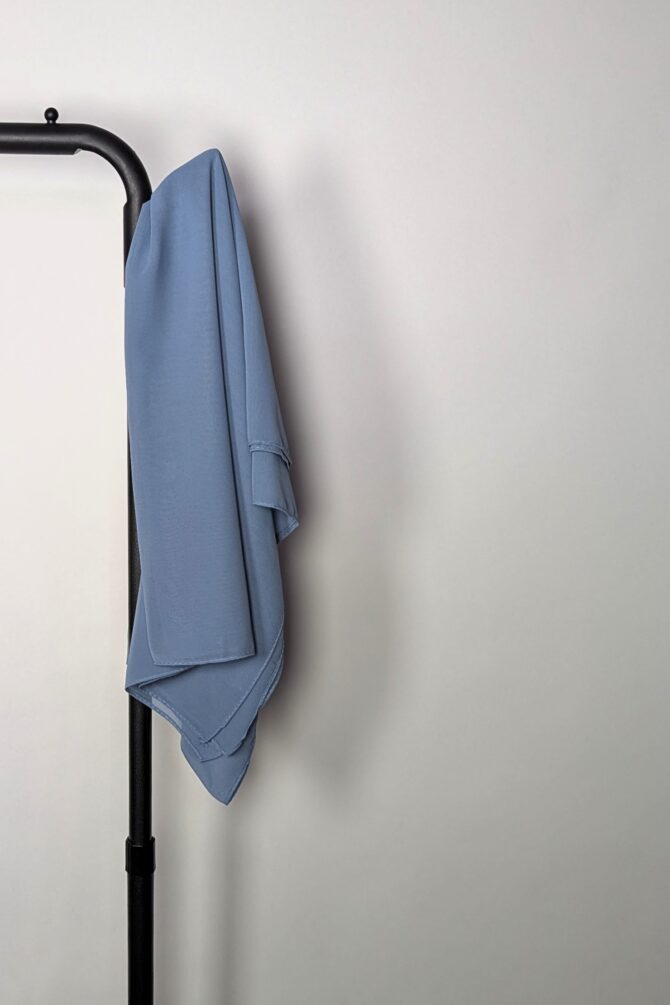 Premium chiffon - shadow blue